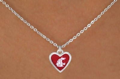 Washington State University "Cougars" Logo Necklace