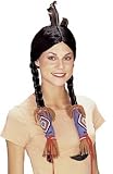 Sexy Wigs Black Ponytail Braids Indian Pocahontas Costume Wig Native American