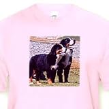 Bernese Mountain Dog - Toddler Light-Pink-T-Shirt (2T)