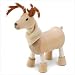 Posable Childs Toy Figures Anamalz Wooden Reindeer 5Pk