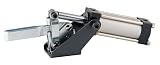 375 lbs. Cap., 1/8 NPT Port Size, 5/16-18 x 2.50 Bonded, Pneumatic Hold-Down Clamp, Economy Toggle C