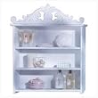 Distressed White Wood Shelf - Style 33663