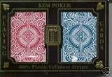 KEM Arrow Red and Blue Poker Size Standard Index Playing Cards