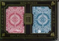 Childrens Toyshop  Toys : KEM Arrow Red and Blue Poker Size Standard Index Playing Cards