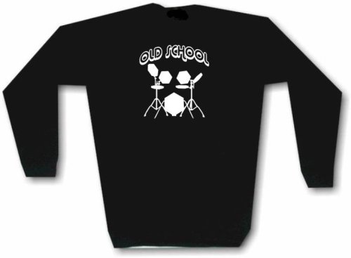 Click here to buy OLD SCHOOL Electronic Drum Set Drummers Logo Mens Sweat Shirt in 2 colors Small thru 3XL.