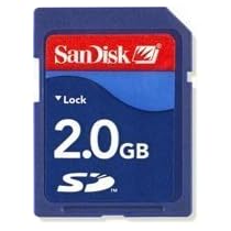SanDisk 2GB SD Memory Card (SDSDB-2048, Bulk Package)