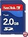SanDisk 2GB SD Memory Card (SDSDB-2048, Bulk Package)