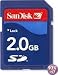 SanDisk 2GB SD Memory Card (SDSDB-2048, Bulk Package)