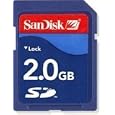 SanDisk 2GB SD Memory Card (SDSDB-2048, Bulk Package)