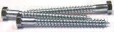 5/8 X 4 Lag Screws / Hex Head / Steel / Hot Dip Galvanized / 50 Pc. Carton