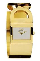 D&G Dolce & Gabbana Women's "Festival" Goldtone Ion-Plated Stainless Steel Bracelet Watch