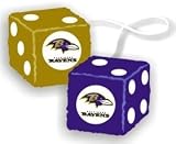 Baltimore Ravens Fuzzy Dice