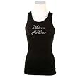 Matron Of Honor Rhinestone Women's Tank Top, Bachelorette Party Boy Beater