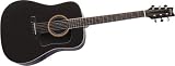 Musical Instruments : Washburn D10S Acoustic Guitar, Black