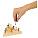 Triangle classic wood puzzle PEG GAME golf tee