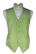Tuxedo Vest - Venetian Collection Lime with Coordinating Bowtie