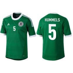 Adidas DFB Deutschland Auswärts-Trikot Hummels Nr.5 EM2012 Farbe: grün/weiß, Größe: L
