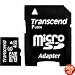 Transcend 4 GB Class 6 Micro SDHC Flash Memory Card TS4GUSDHC6