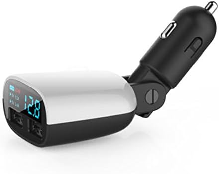 Puhui 2-Port LED Universal USB Car Charger Adapter Mini Bullet 5V 3.4A Voltage Monitor