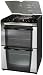 60cm Double Oven Dual Fuel Cooker Silver (ZKM6040SN_SI)