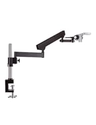 BISS: AmScope APC-FR Articulating Stand with Post Clamp and Focusing Rack for Stereo Microscopes - United Scope, LLC