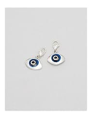 Colored Enamel Charm In 92.5 Sterling Silver