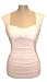 Pleated Bust with Lace Trim