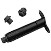 Screwpull - D�gustation - Objet pour le Vin - WA-137 - Pompe � vin + 3 Bouchons - Noir - 59014021007169