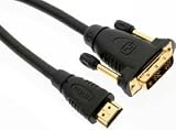 Sumnique: Premium HDMI to DVI Cable Gold 2 Metre