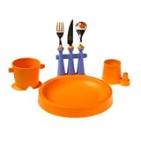 Trebimbi Puppets Club 6-pc. Dining Set - Orange
