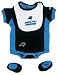 Carolina Panthers Two Color Creeper with Bib and Booties - Toddler (24 Months)