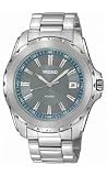 Seiko Steel 3-Hand Date Blue Dial Men's Watch #SGEE71