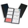 Goldline Classic Business Card Holder PVC 64 Pockets for 128 Cards 280x110mm Black Ref CBC4P
