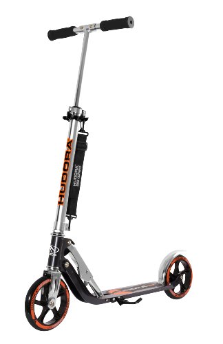 Imagen 1 de Hudora 14760 Big Wheel - Patinete (ruedas de 180 mm), color plateado y negro