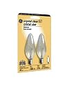 GE Candelabra Bulb, 60 Watts, 2-Bulb Pack