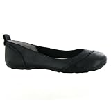 Hush Puppies Jasenna Black Leather Womens Sandals
