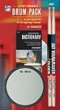 Rudimental Drum Pack Book, CD, Drum Pad & Sticks