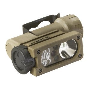 Streamlight 14104 Sidewinder Compact Tactical Flashlight Featuring C4 Leds, with CR123A Lithium Battery, Coyote