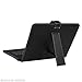 Shamo's Keyboard Case for 10.1 Inch Tablet Google Android Black Leather Keyboard Case Micro USB Tablet Pc Allwinner Android 10 Great Pu Material Soft and Comfortable Qwerty Keyboard Quiet Keystrokes [ Shamo's Authorized Seller]