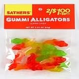 Sathers Gummy Alligators Candy - 2.25 Oz Bag, 12 Ea