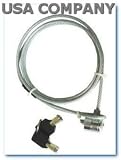HDE (TM) Notebook Laptop Security Steel Cable Lock with Key