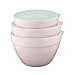Kitchen & Housewares : Faringdon Set of 3 Spouted Mixing Bowls Pink (Dias- 25 22 and 1