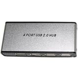USB 2.0 4-PORT Hub Silver