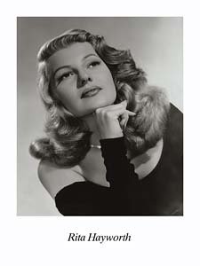 ポスター リタ ヘイワース RITA HAYWORTH