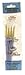 ROYAL BRUSH RCC201 CRAFTERS CHOICE GOLD NYLON ROUNDS 1/3/5/6 BRUSH SET