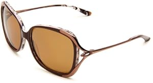 Oakley Womens Changeover OO2035-06 Polarized Round Sunglasses,Caramel Swirl Frame/Bronze Polarized Lens,one size