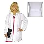 Cherokee Scrubs White Knit Cuff Lab Coat