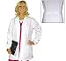 Cherokee Scrubs White Knit Cuff Lab Coat