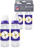 Minnesota Vikings NFL Baby Bottles - 2 Pack