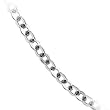 14k White Gold 1.2mm Rolo Chain Necklace - 18"